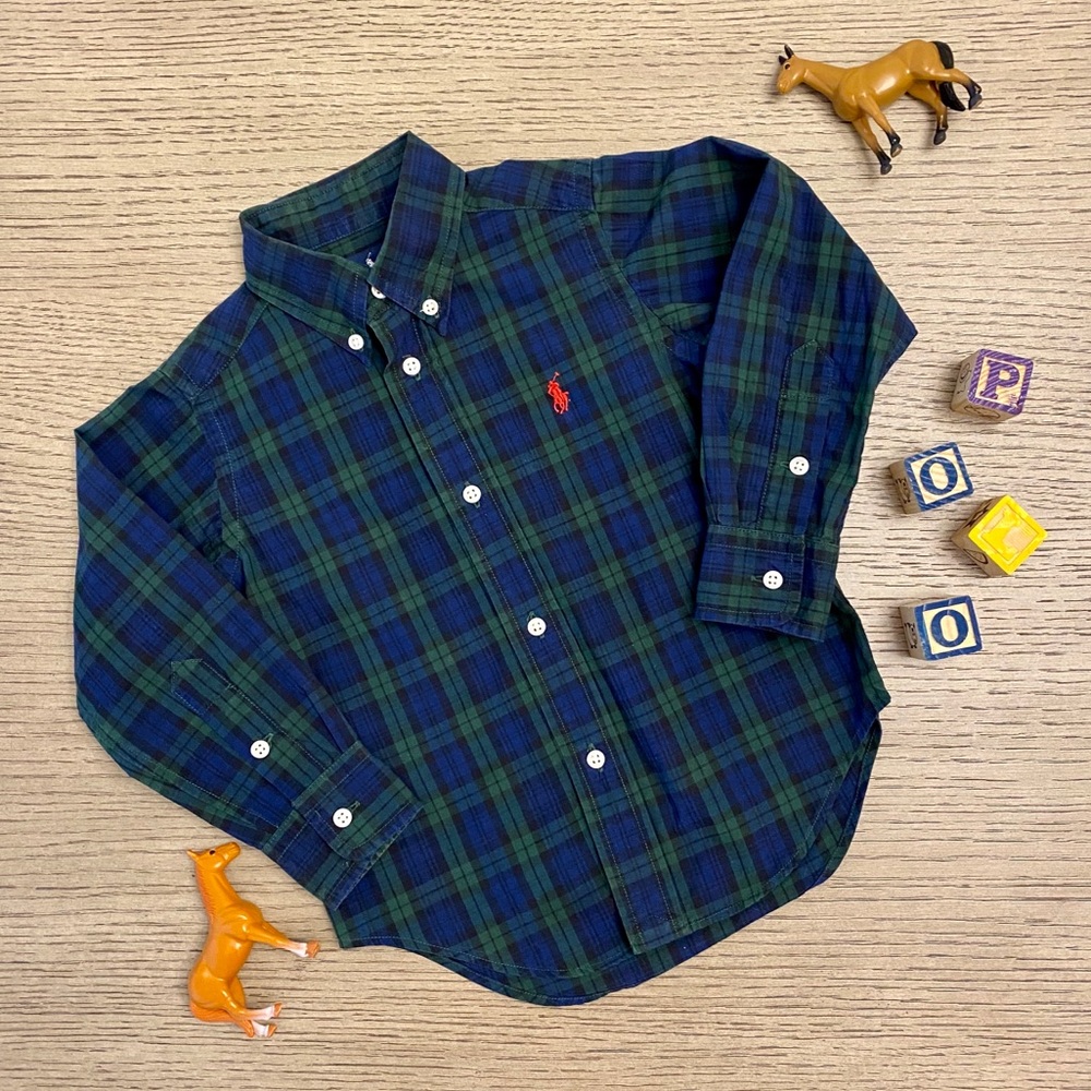 SOLD: Ralph Lauren Cotton Poplin Shirt 2/2T